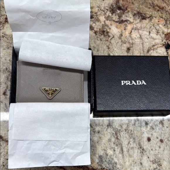 Prada Gray Card Holder - Picture 5 of 5